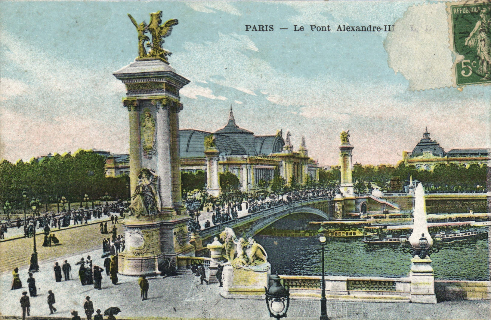 CPA Paris Le Pont Alexandre III 