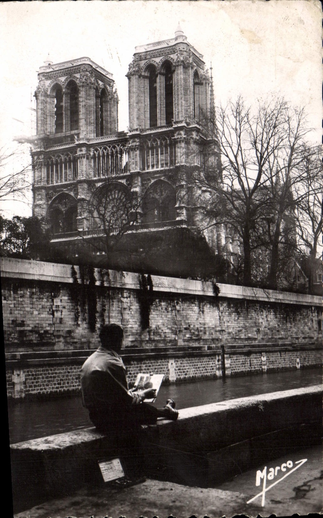 CPA Notre Dame modele du Peintre