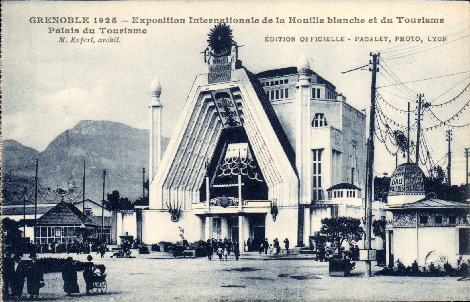 CPA Grenoble 1925 Exposition Internationale de Houille blanche et du Tourisme Palais du Tourisme 