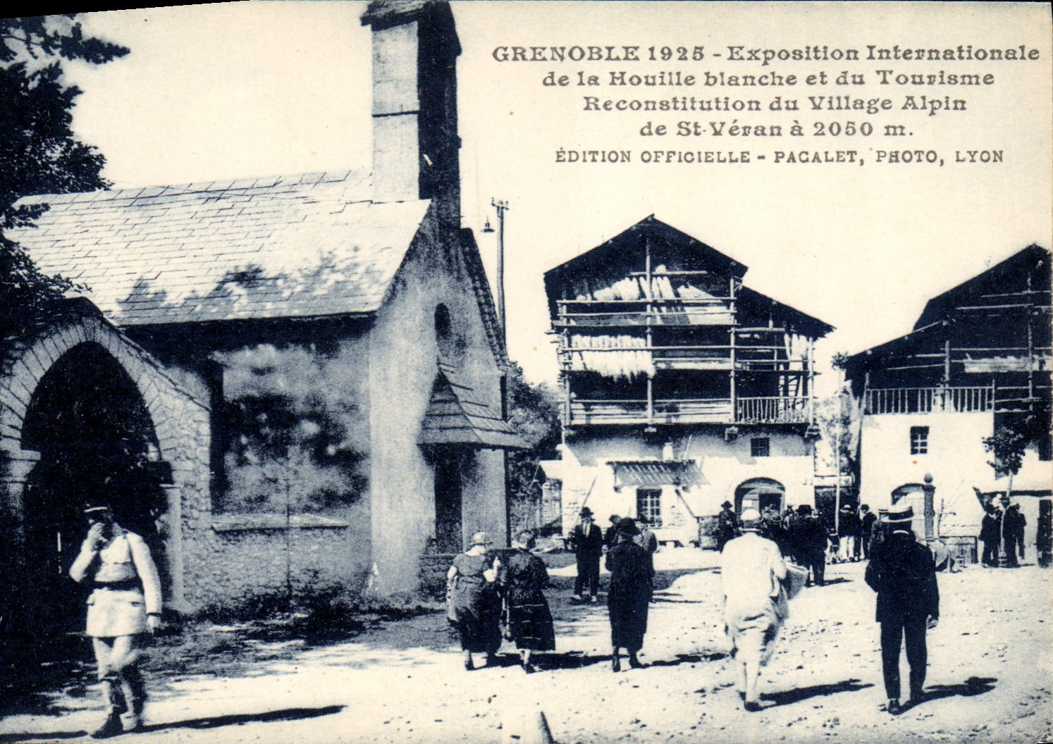 CPA Grenoble 1925 Exposition Internationale de Houille blanche et du Tourisme Reconstitution du Vill