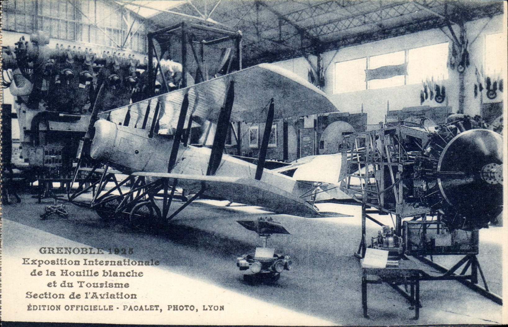CPA Grenoble 1925 Exposition Internationale de Houille blanche et du Tourisme Section de l'Aviation 