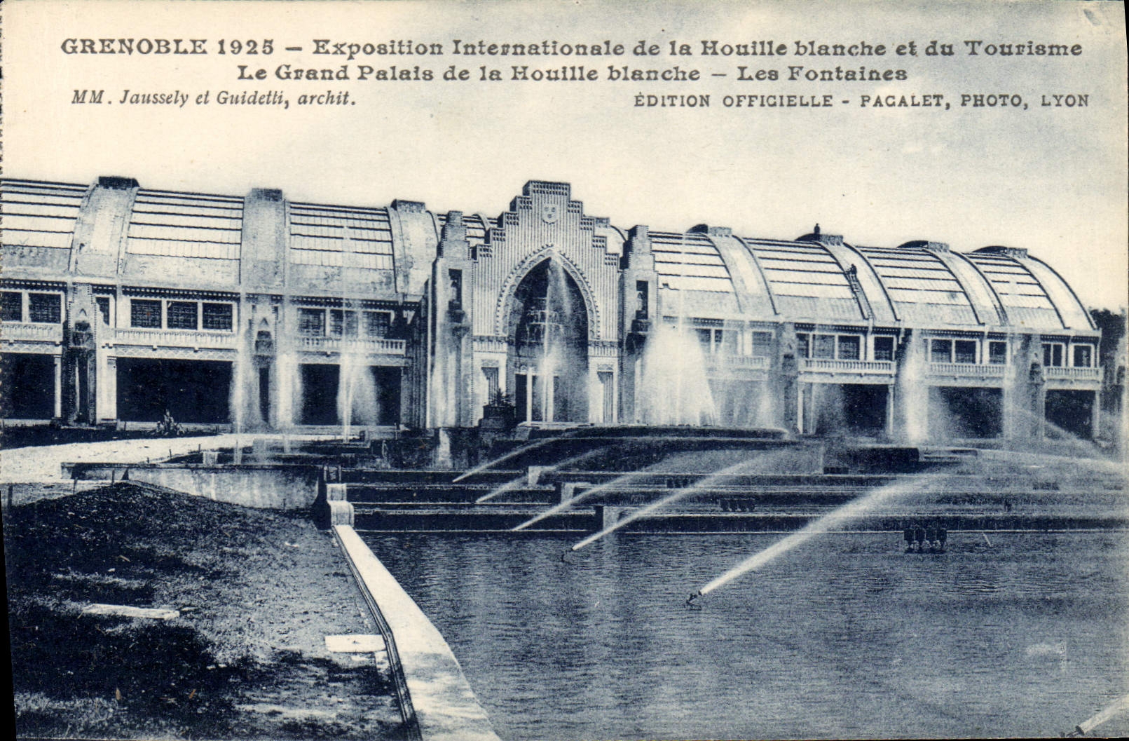 CPA Grenoble 1925 Exposition Internationale de Houille blanche et du Tourisme Le Grand Palais de la 