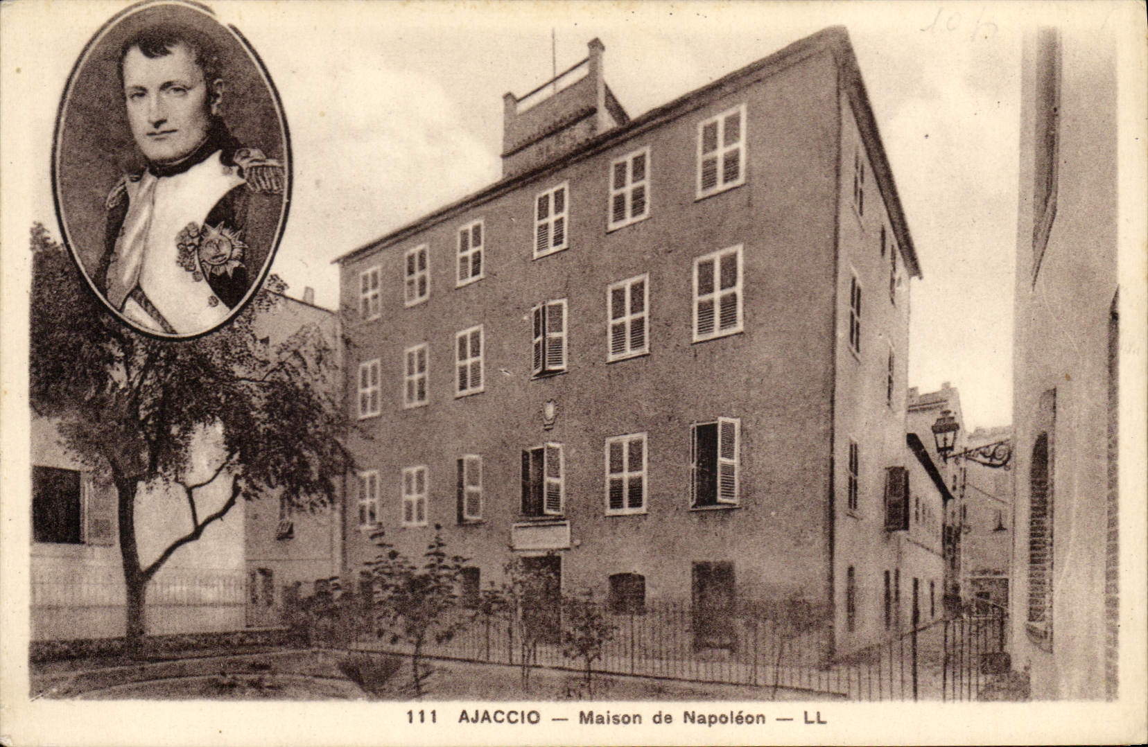CPA Ajaccio Maison de Napoleon 1er
