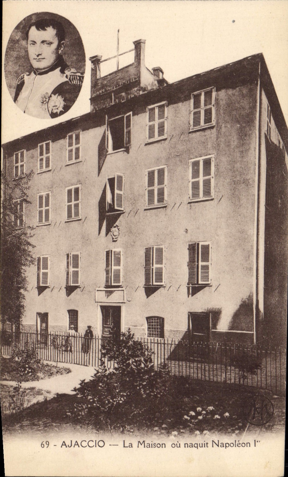 CPA Ajaccio La Maison ou naquit Napoleon 1er