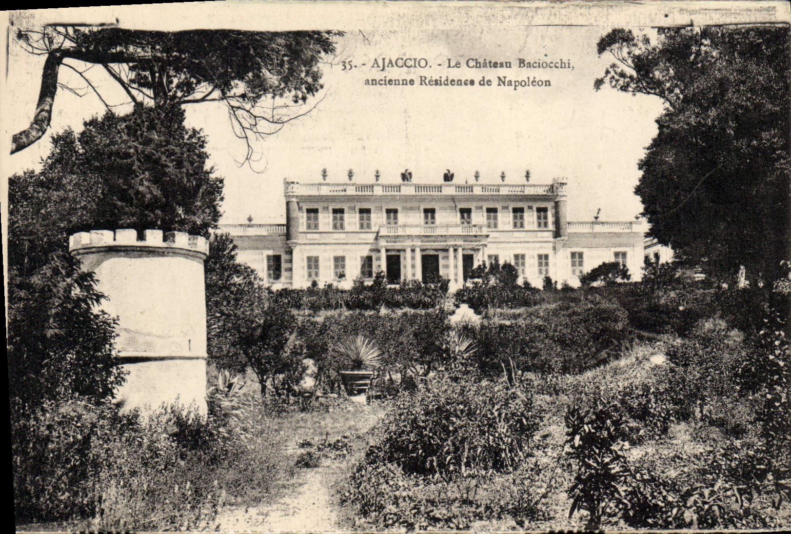 CPA Ajaccio Le Chateau Baciocchi ancienne Residence de Napoleon 