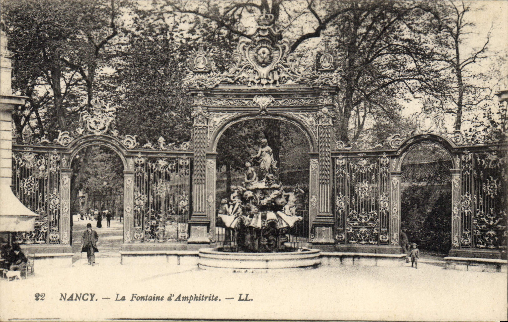 CPA Nancy La Fontaine d'Amphitrite 