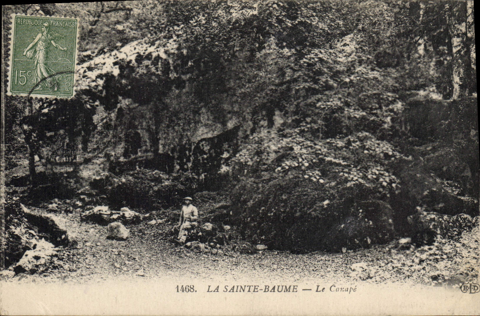 CPA La Sainte Baume Le Canape