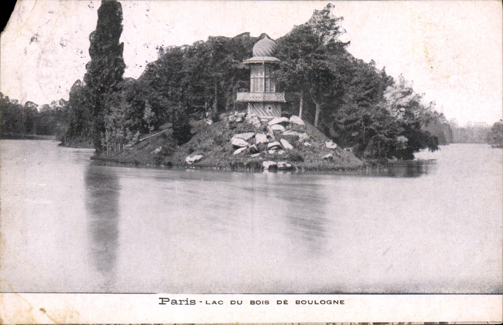 CPA Paris Lac du Bois de Boulogne 