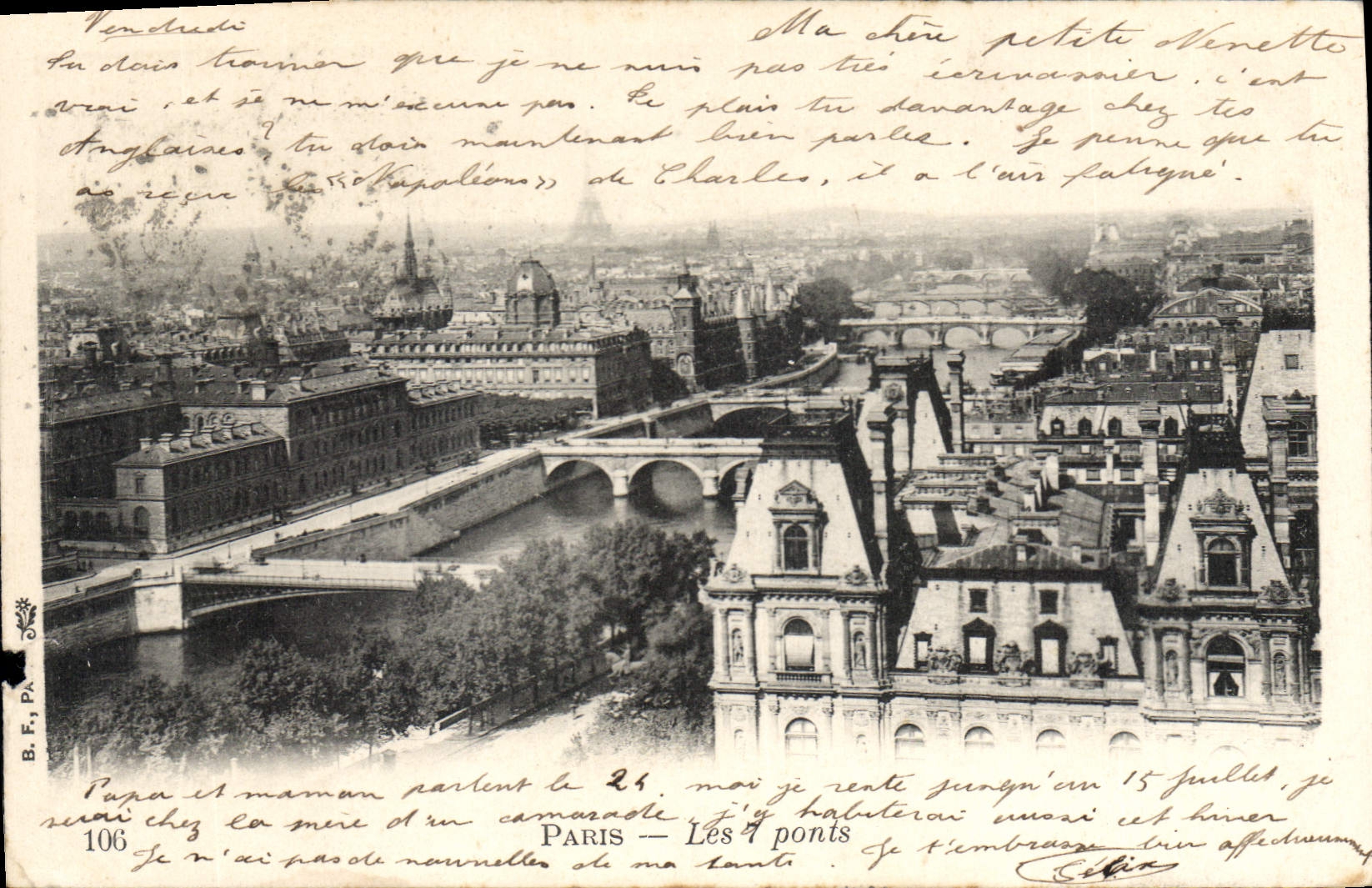 CPA Paris Les ponts 