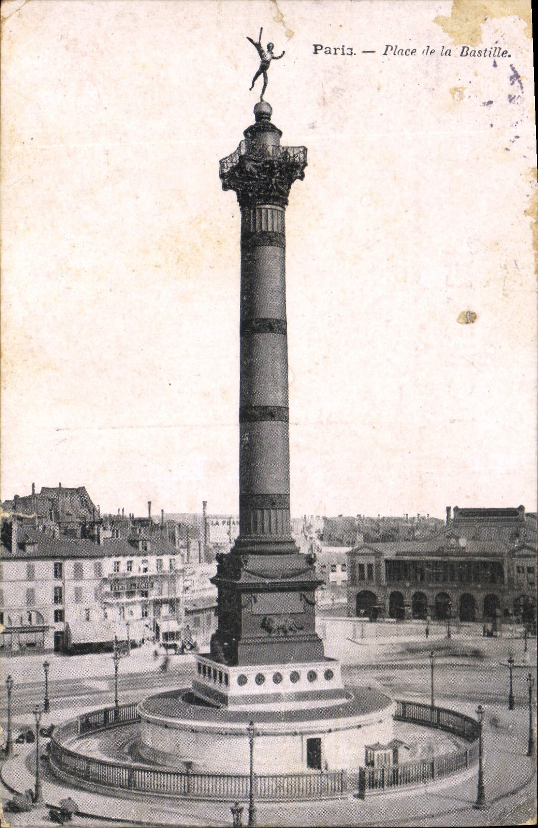 CPA Paris Place de la Bastille 