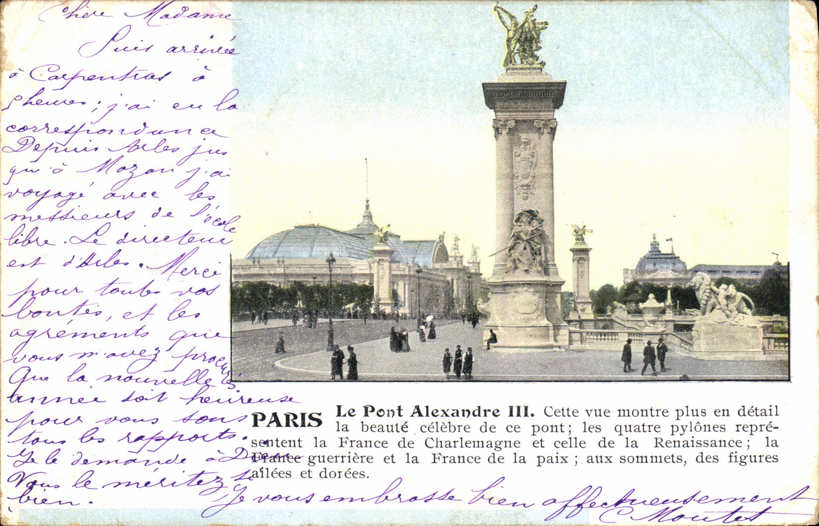 CPA Paris Le Pont Alexandre III 