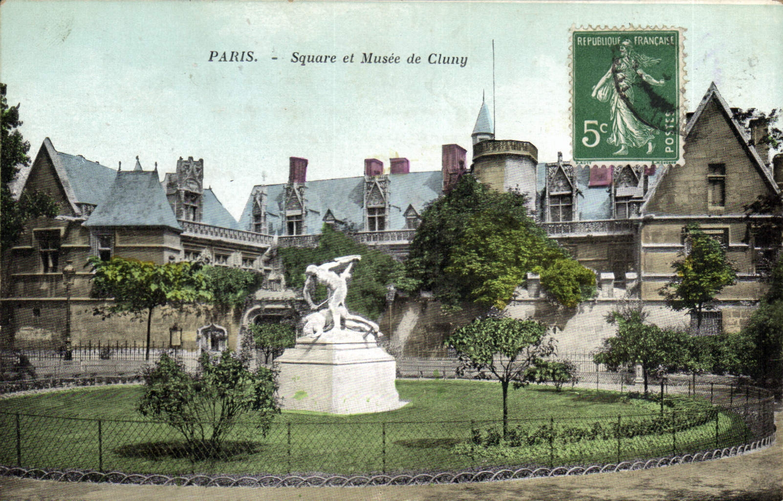 CPA Paris Square et Musee de Cluny 