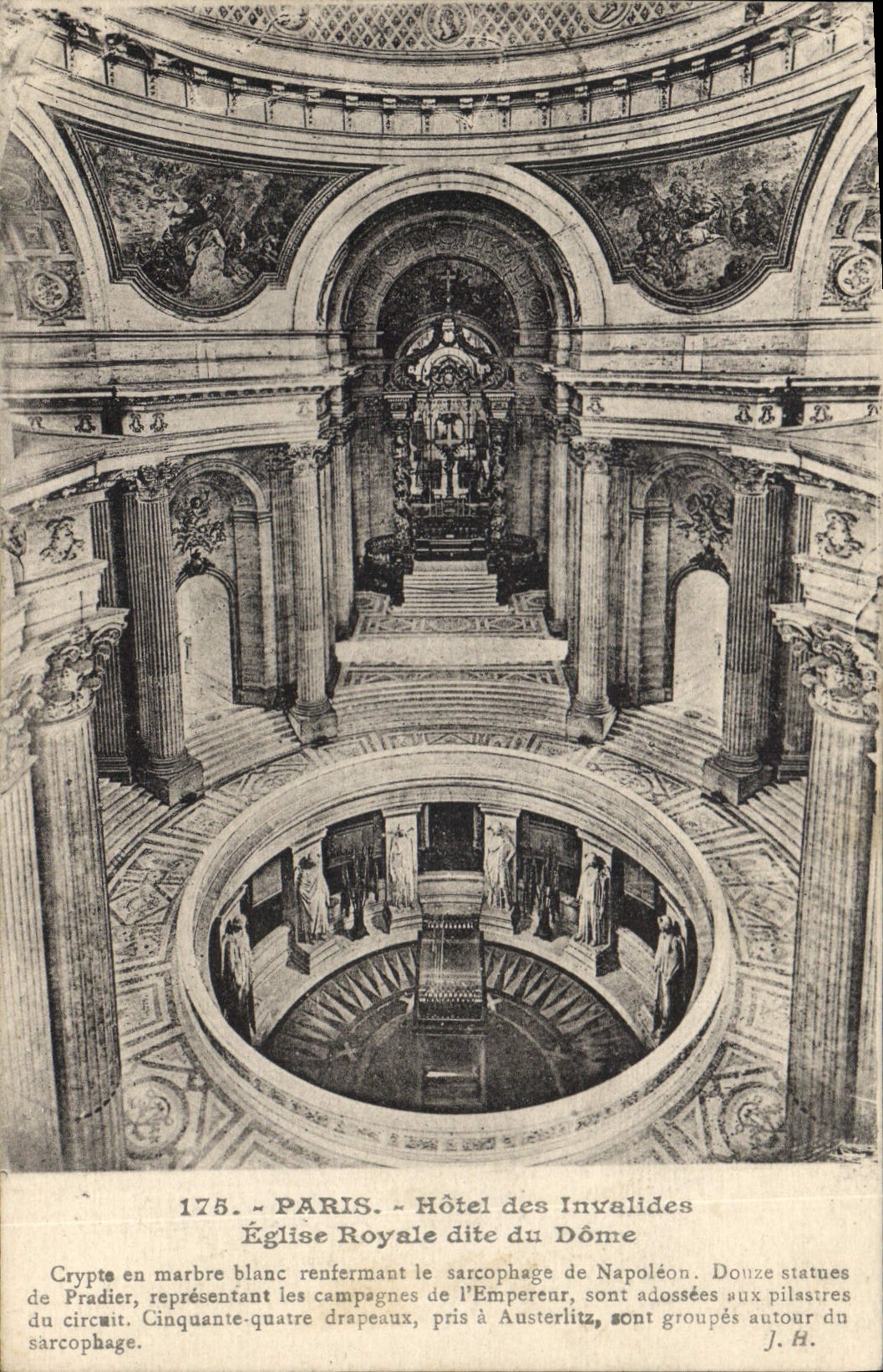 CPA Paris Hotel des Invalides Eglise Royale dite du Dome 