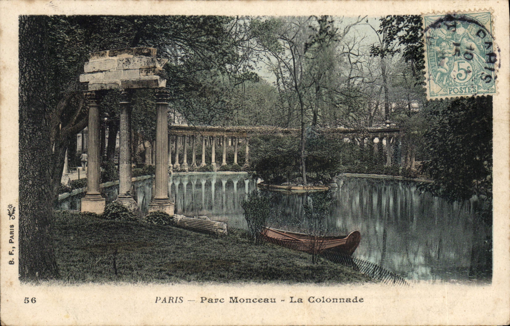 CPA Paris Parc Monceau La Colonnade