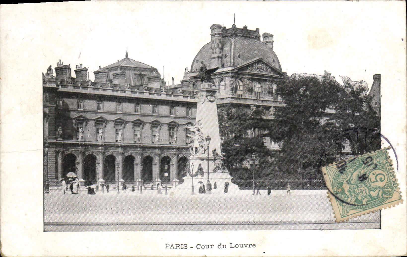 CPA Paris Cour du Louvre 