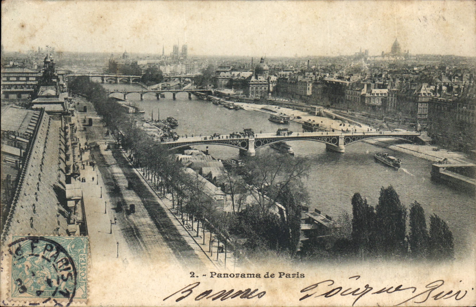 CPA Panorama de Paris