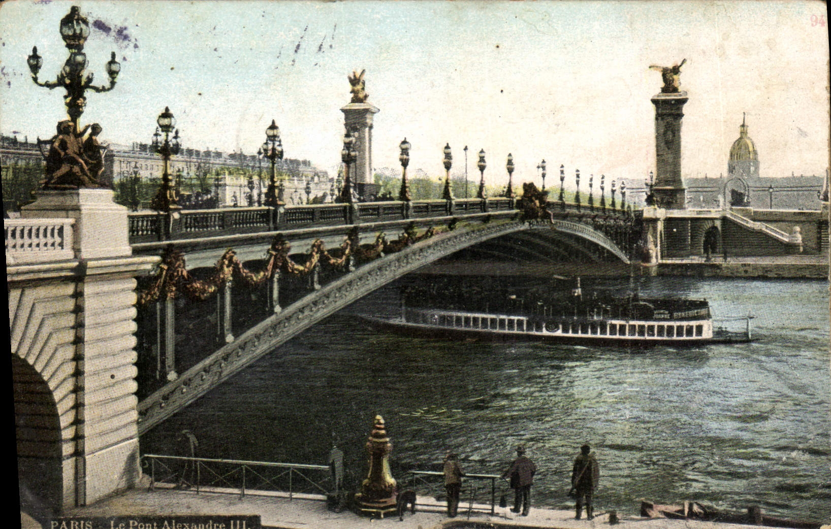 CPA Paris Le Pont Alexandre III 