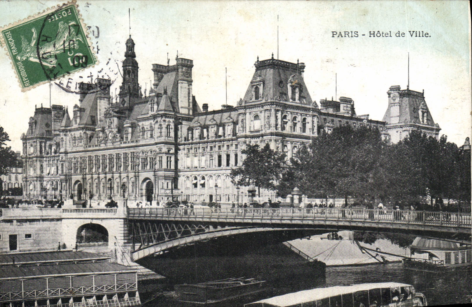 CPA Paris Hotel de Ville