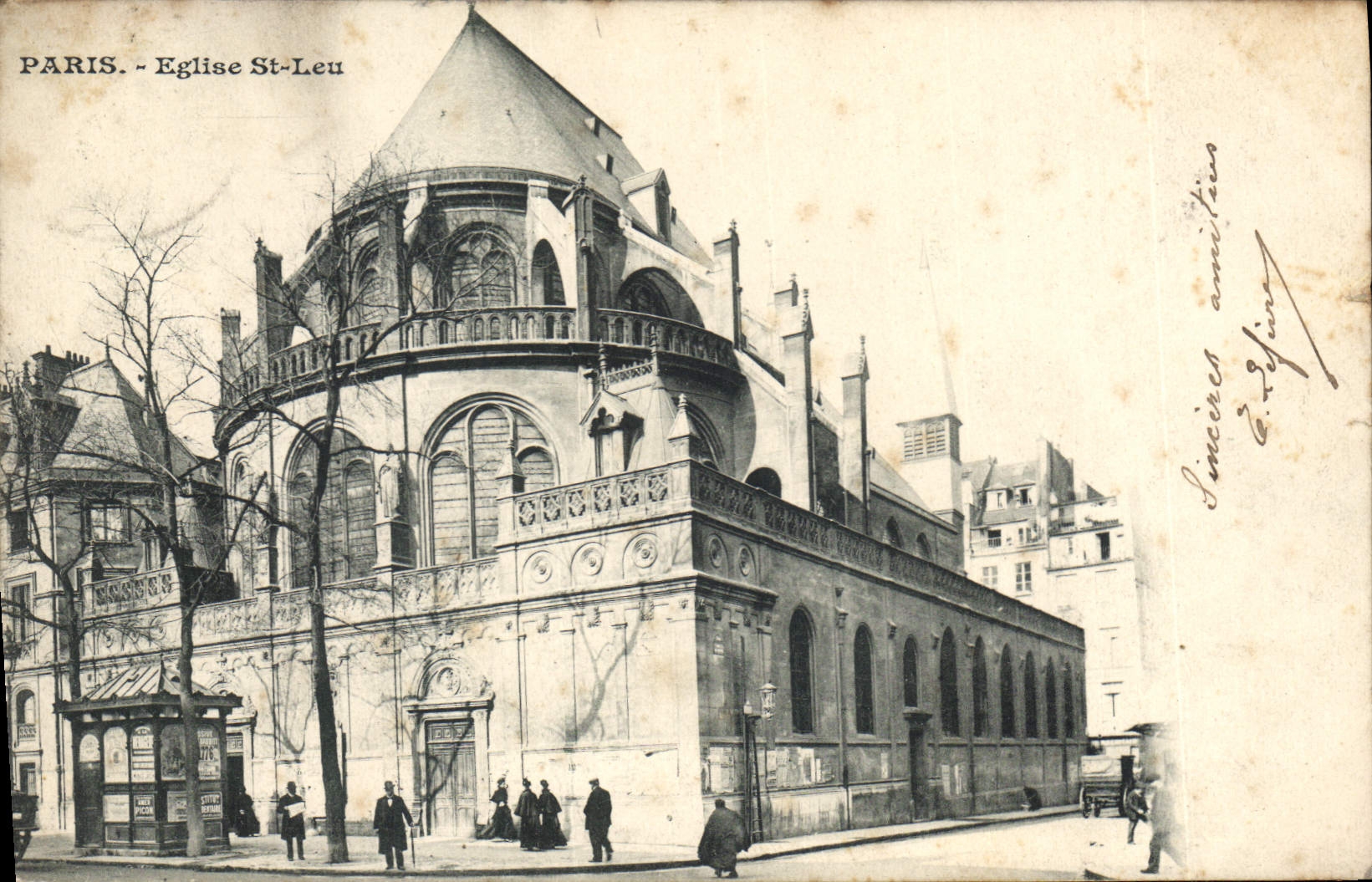 CPA Paris Eglise St Leu 
