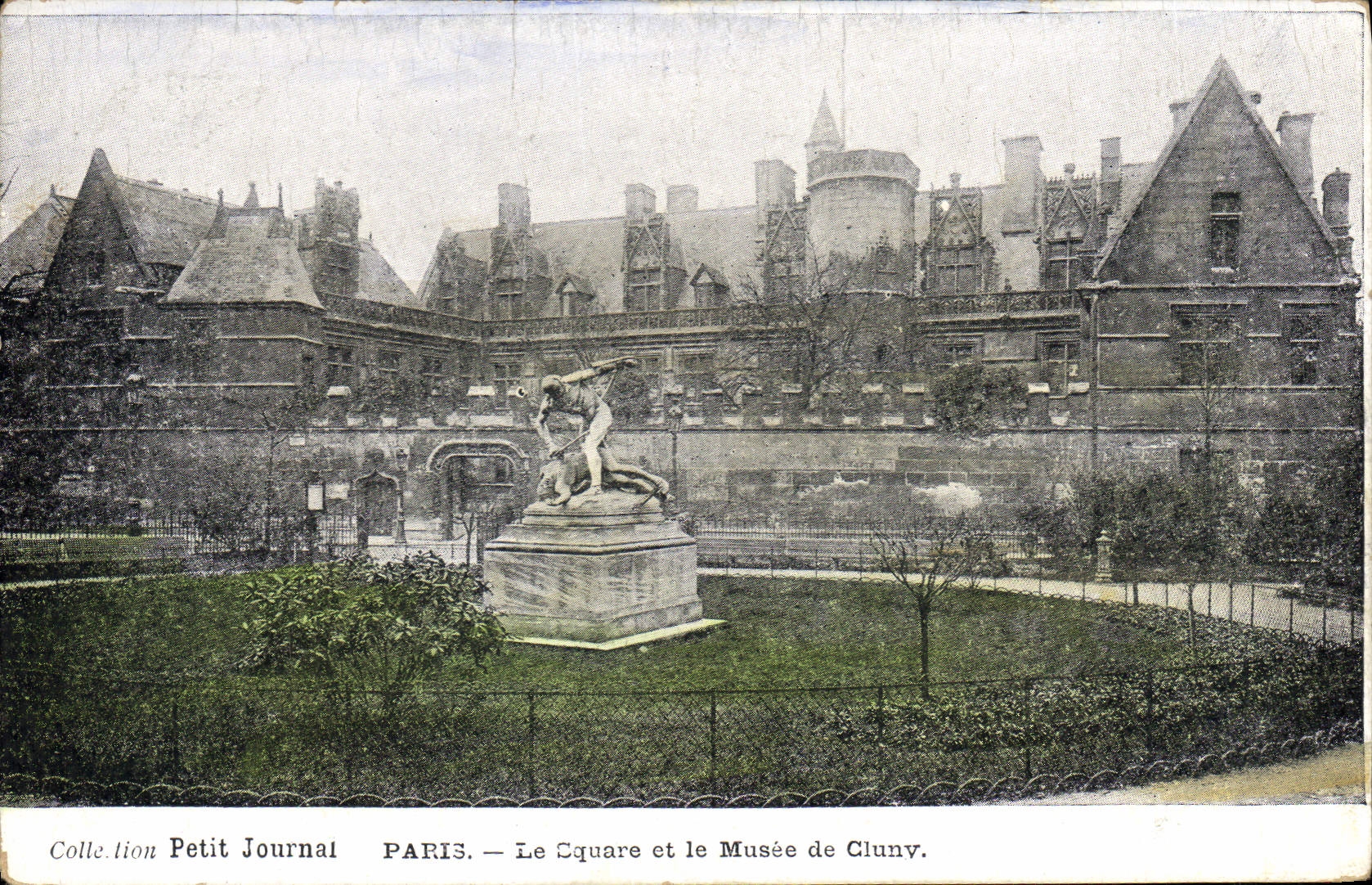CPA Paris Le Square et le Musee de Cluny