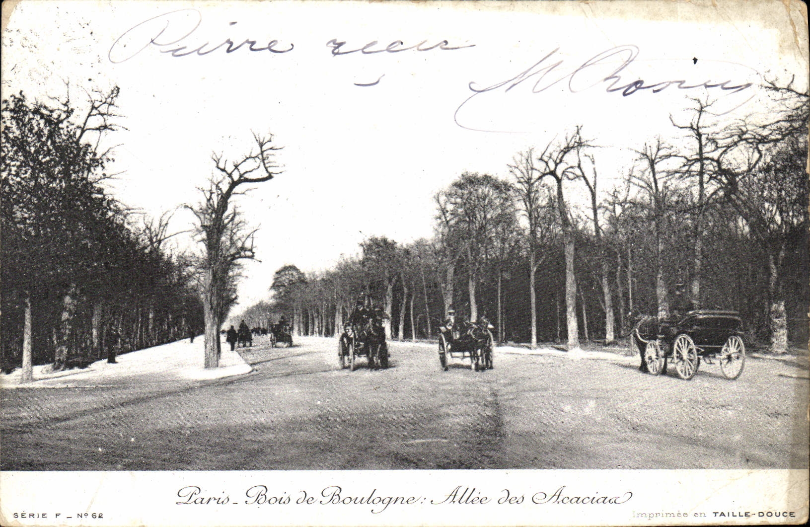 CPA Paris Bois de Boulogne Allee des Acacias