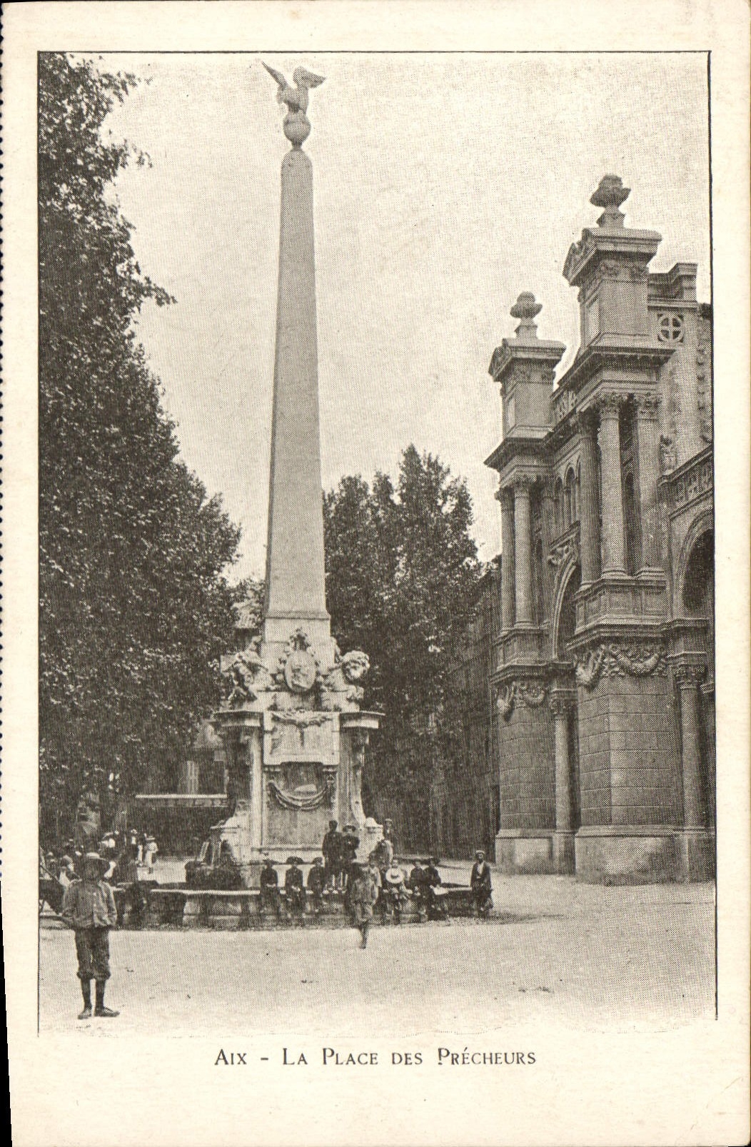 CPA Aix La Place des Precheurs 
