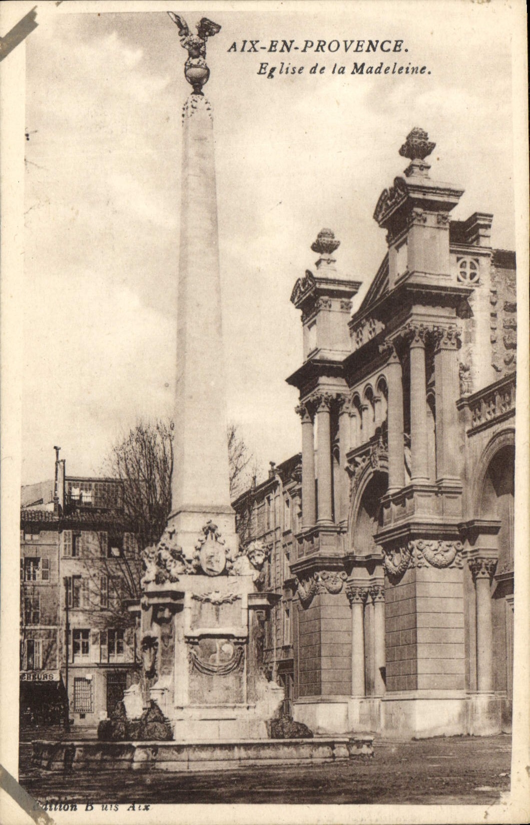CPA Aix en Provence Eglise de la Madeleine 