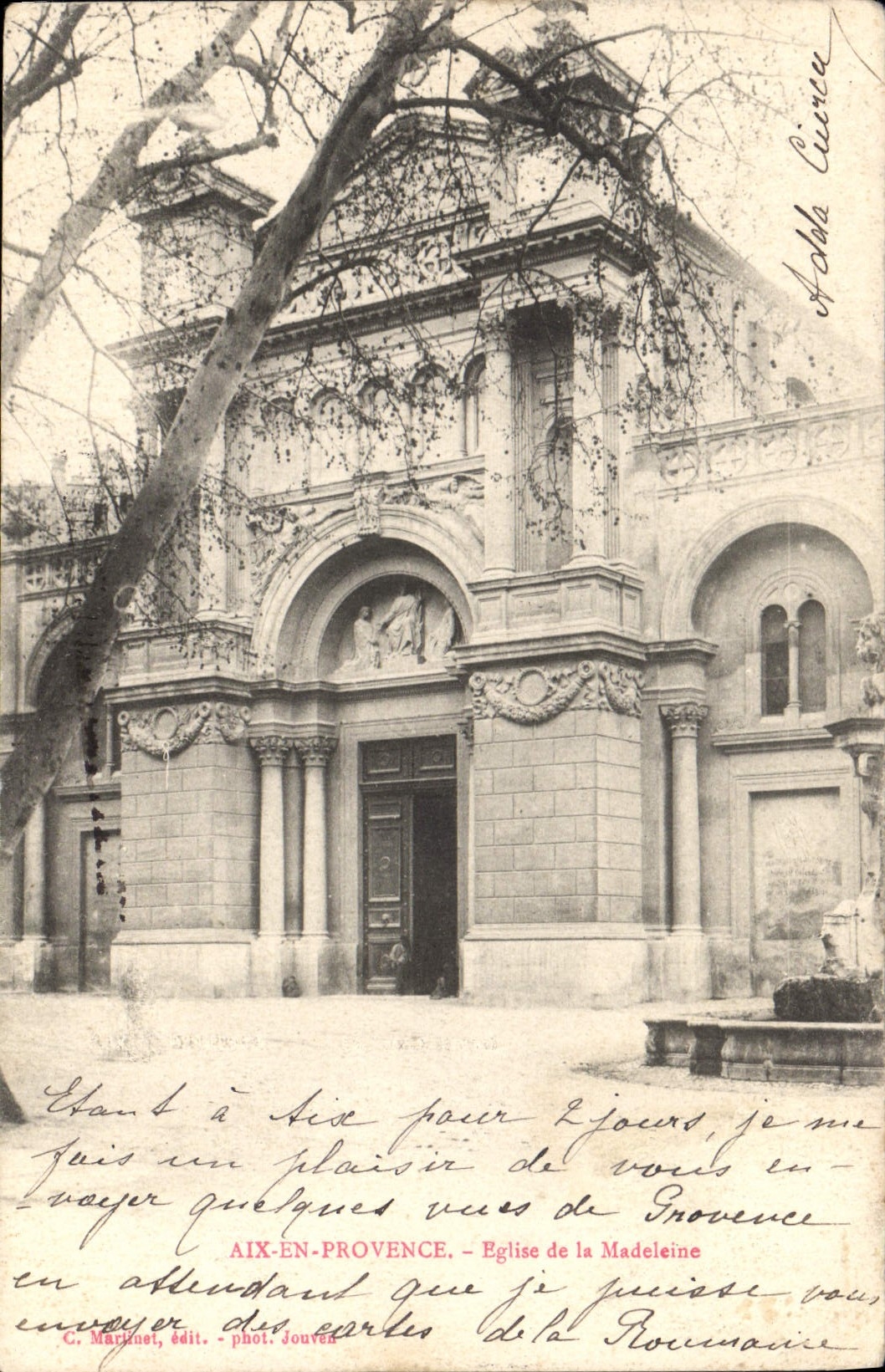 CPA Aix en Provence Eglise de la Madeleine 