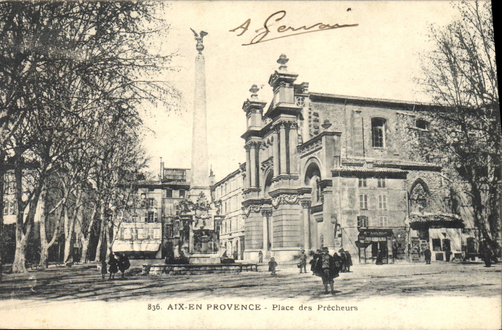 CPA Aix en Provence Place des Precheurs 