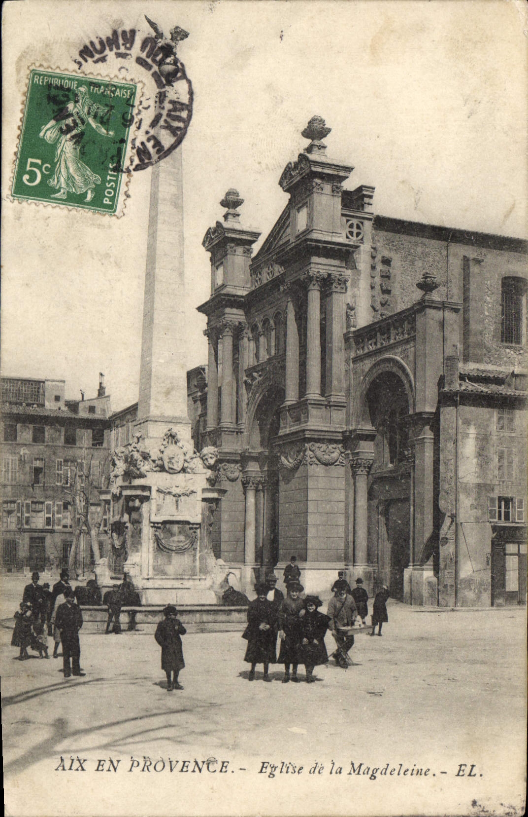 CPA Aix en Provence Eglise de la Madeleine 