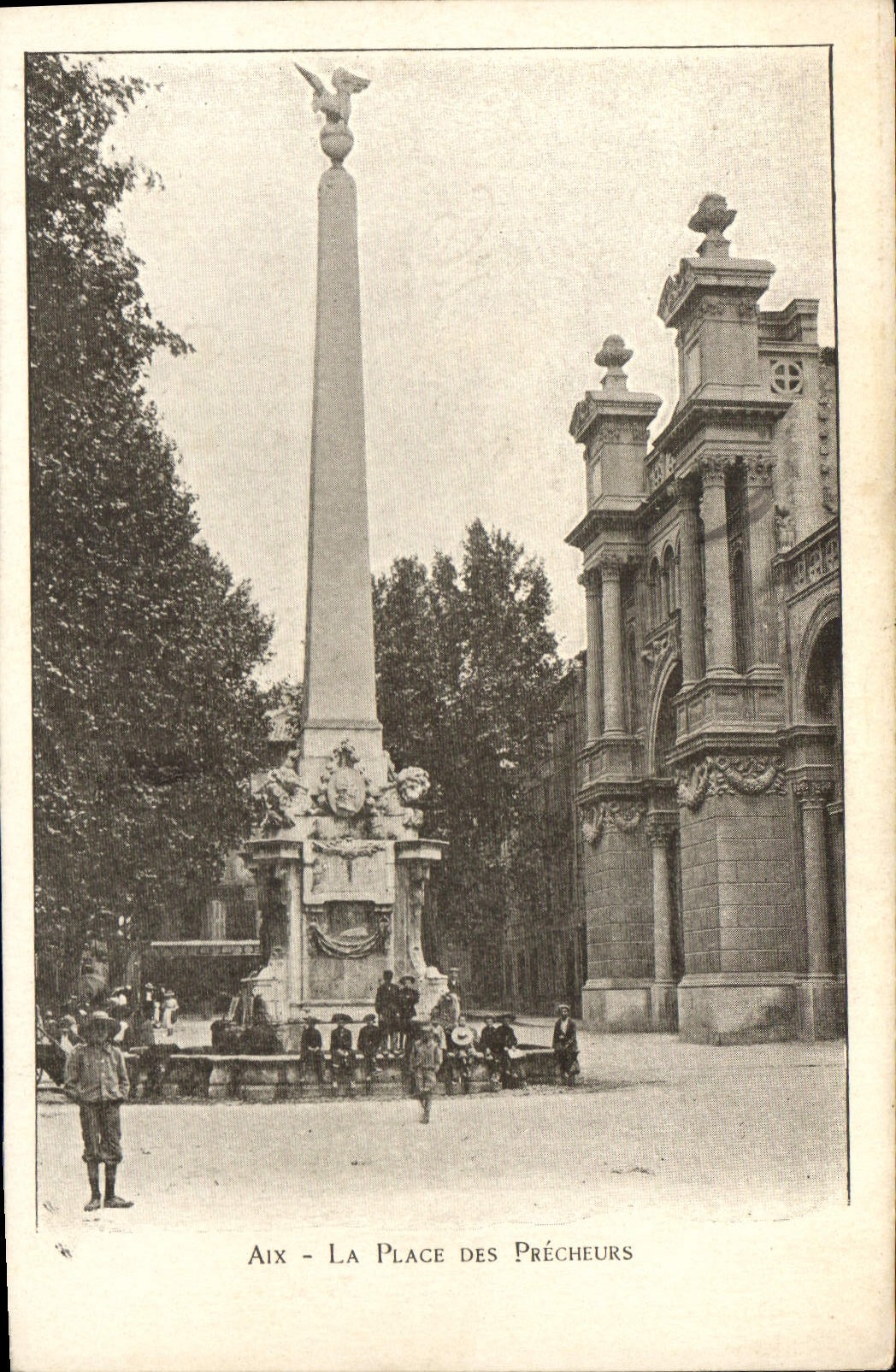 CPA Aix La Place des Precheurs 