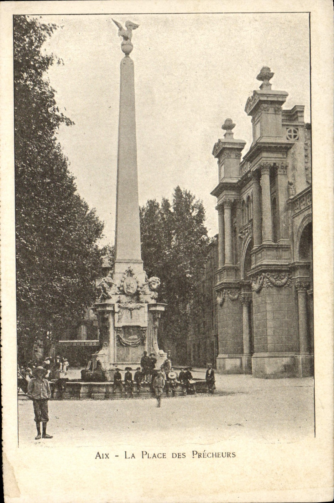 CPA Aix La Place des Precheurs 