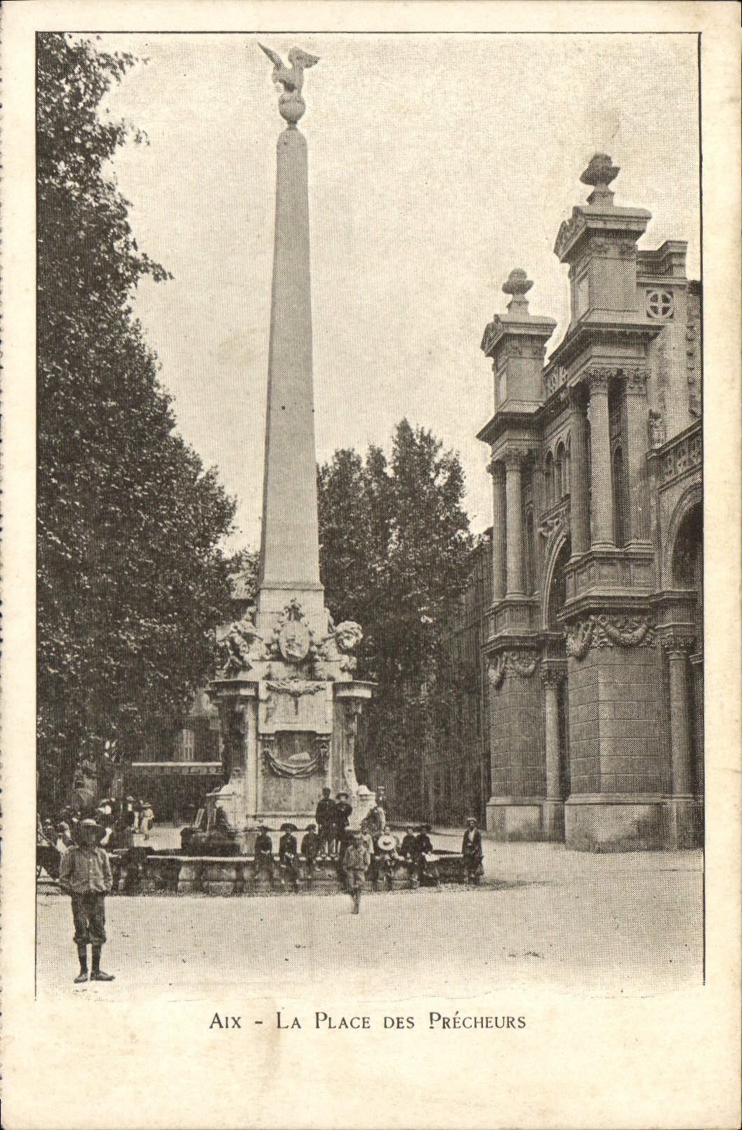 CPA Aix La Place des Precheurs 