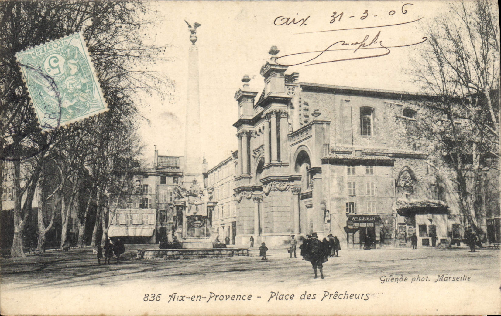 CPA Aix en Provence Place des Precheurs 
