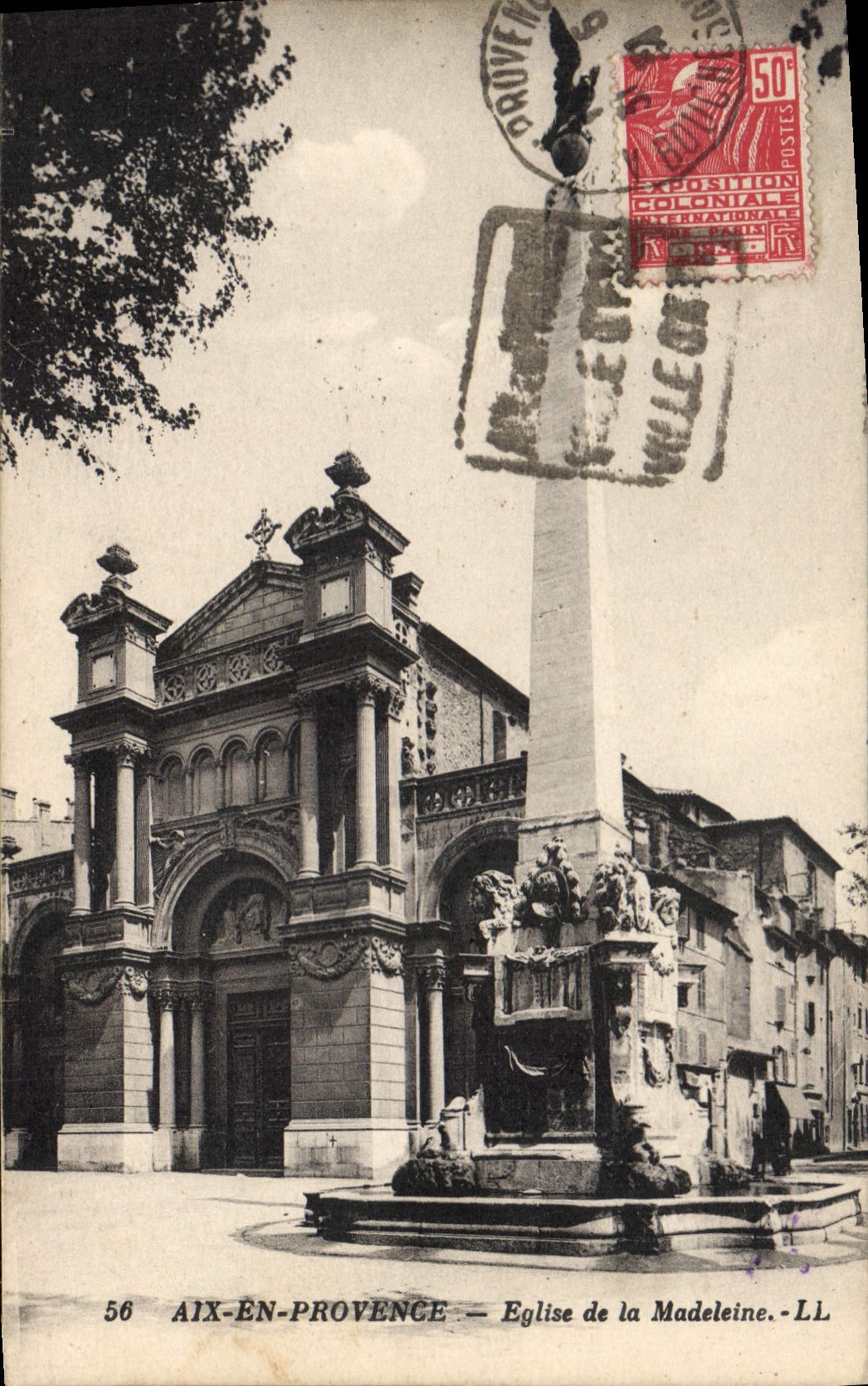CPA Aix en Provence Eglise de la Madeleine 