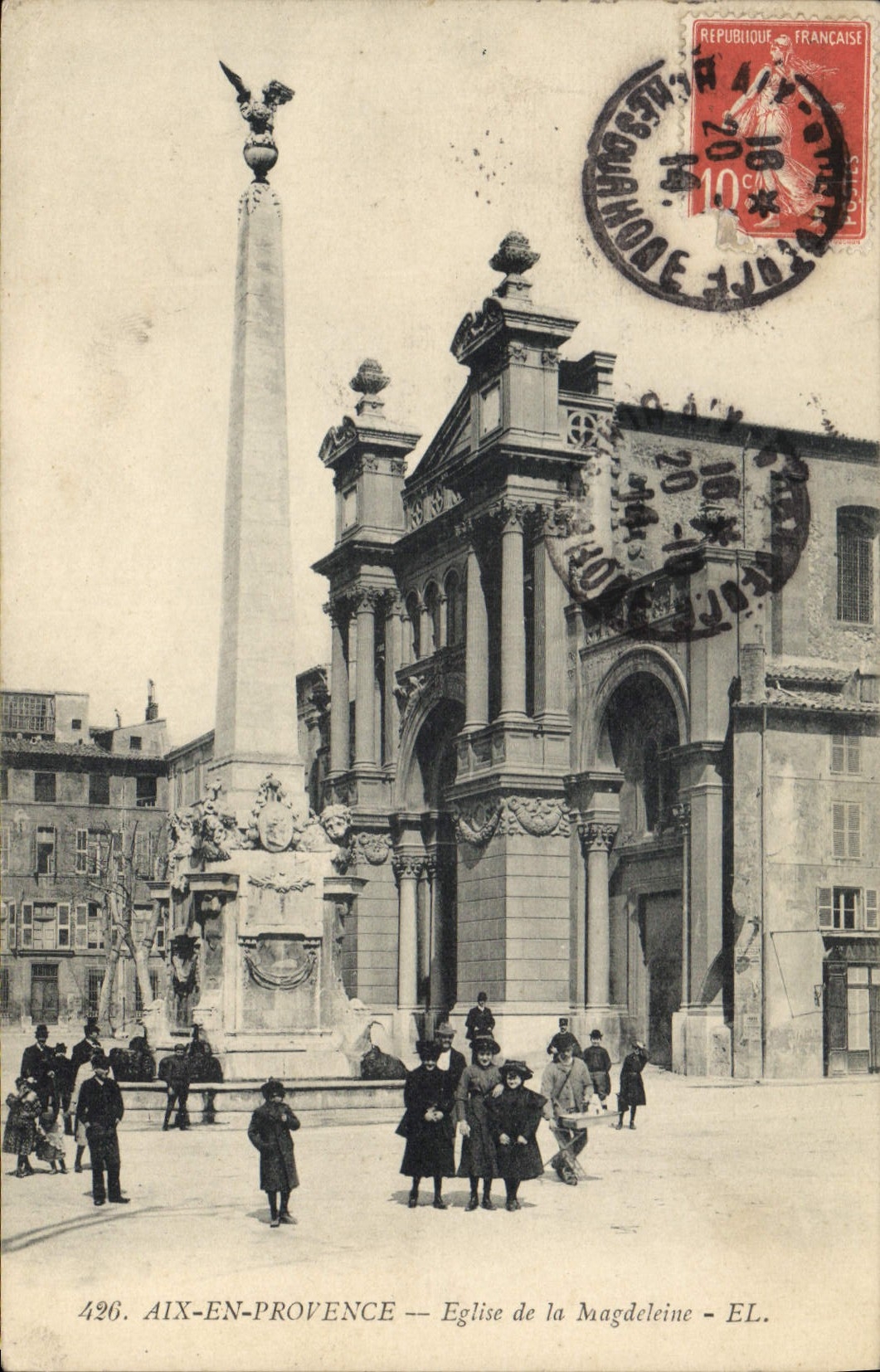 CPA Aix en Provence Eglise de la Magdeleine 