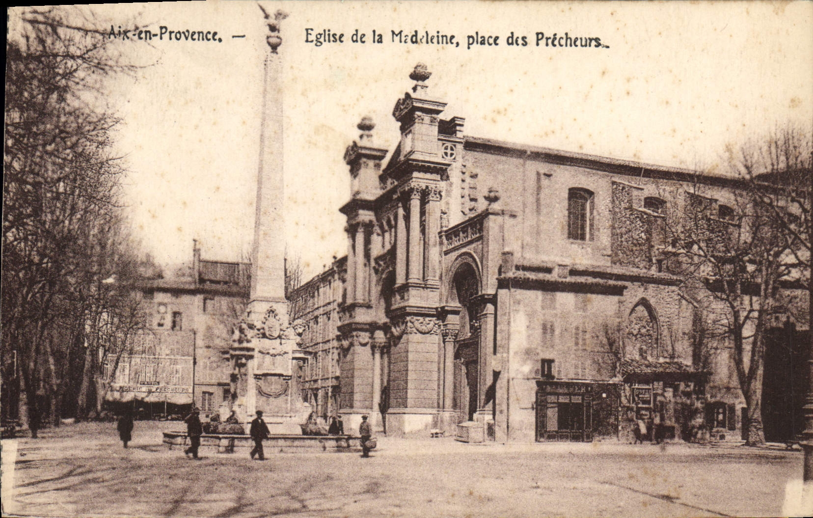 CPA Aix en Provence Eglise de la Madeleine place des Precheurs 