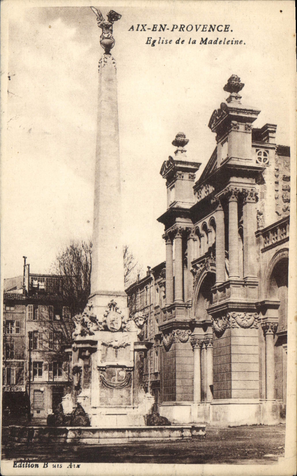CPA Aix en Provence Eglise de la Madeleine 