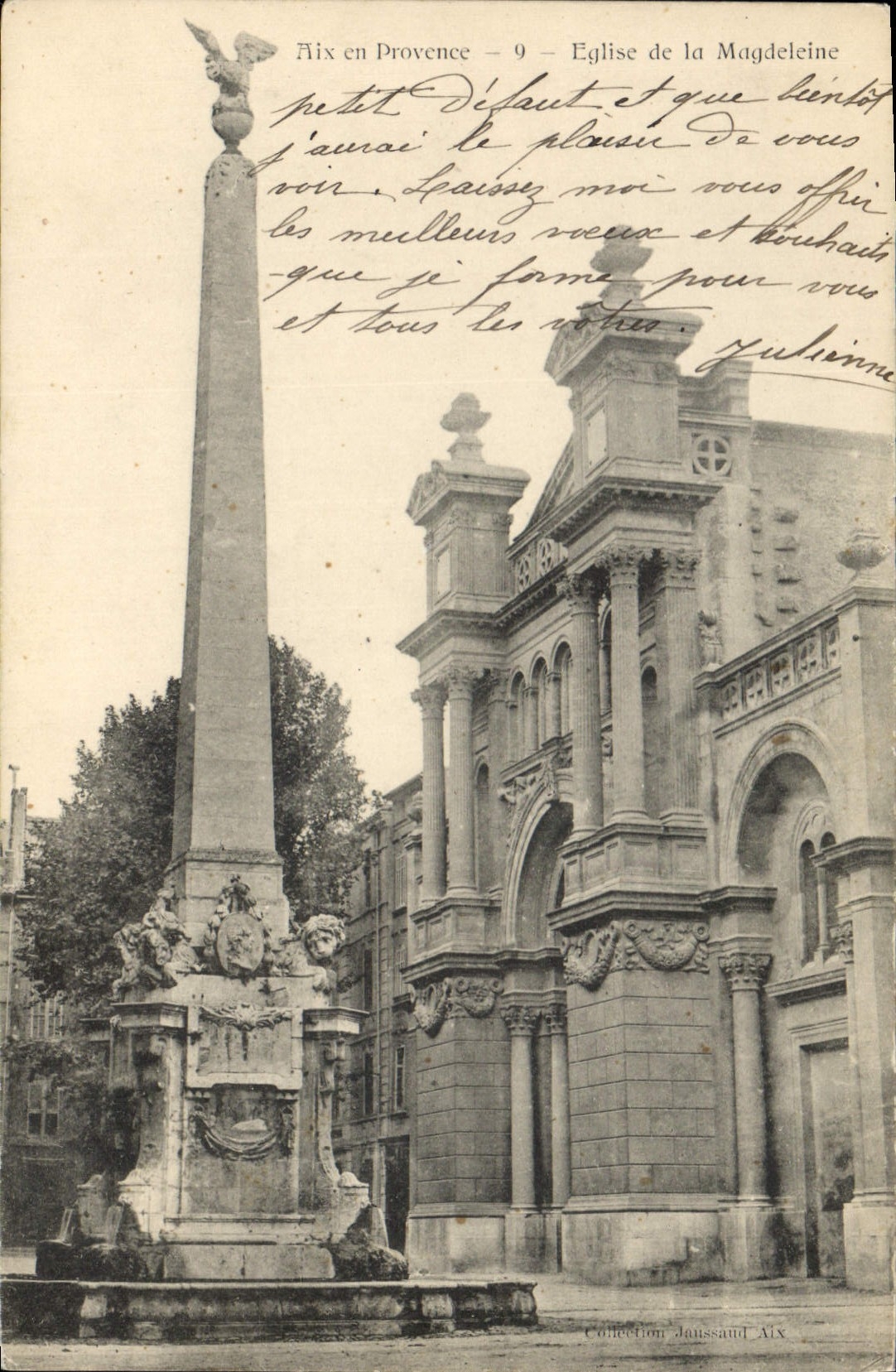 CPA Aix en Provence Eglise de la Madeleine 