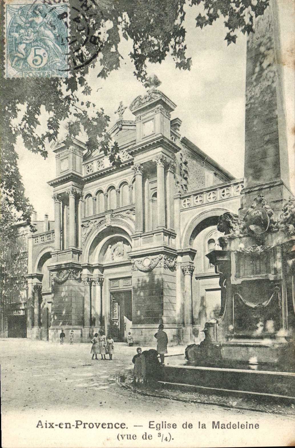 CPA Aix en Provence Eglise de la Madeleine 