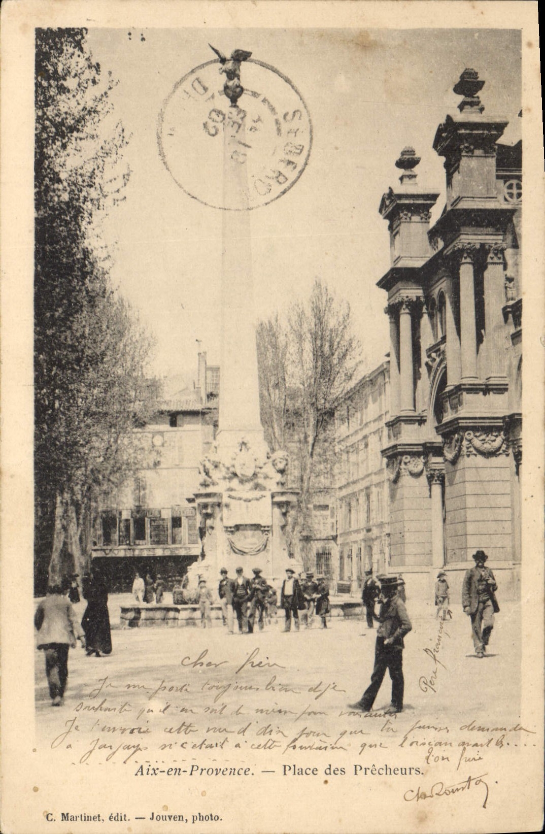 CPA Aix en Provence Place des Precheurs 
