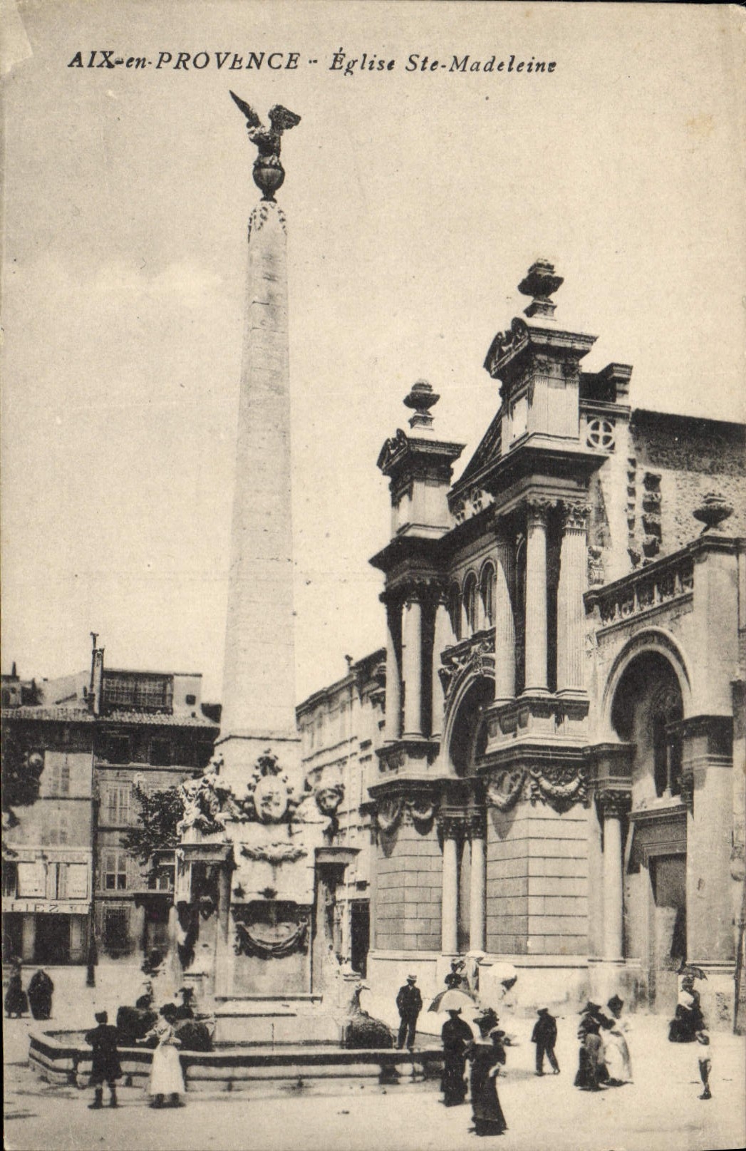 CPA Aix en Provence Eglise Ste Madeleine 