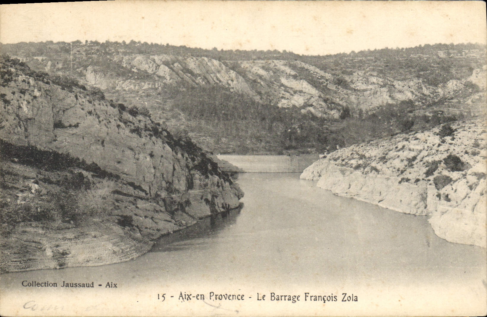 CPA Aix en Provence Le Barrage Francois Zola 