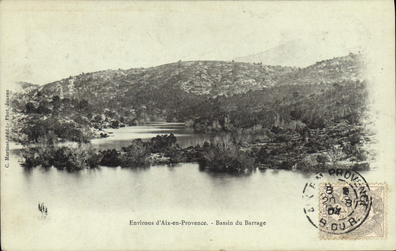CPA Environs d'Aix en Provence Bassin du Barrage 
