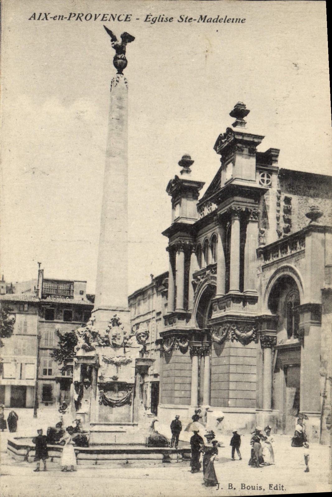 CPA Aix en Provence Eglise Ste Madeleine 