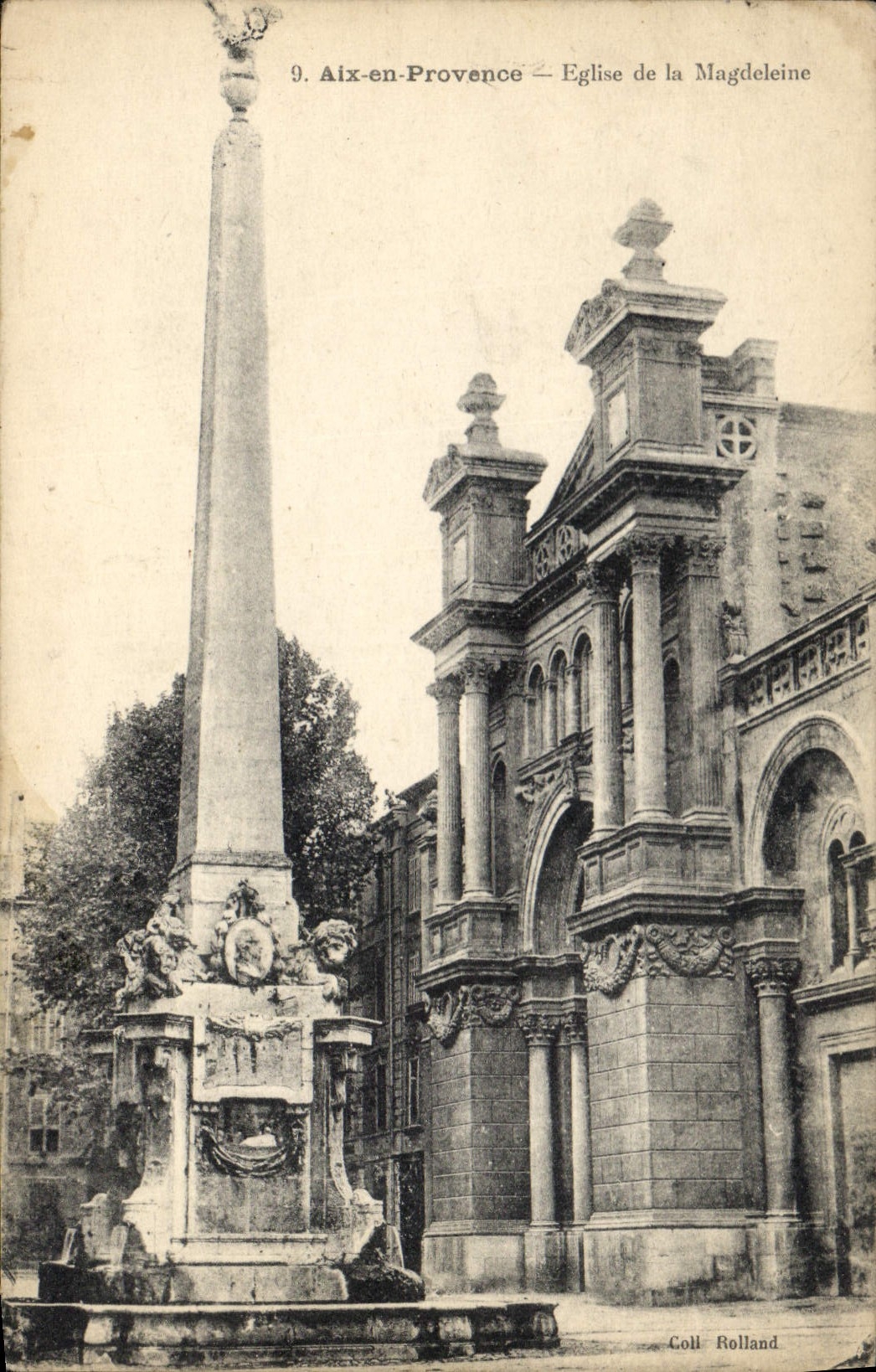 CPA Aix en Provence Eglise de la Magdeleine 