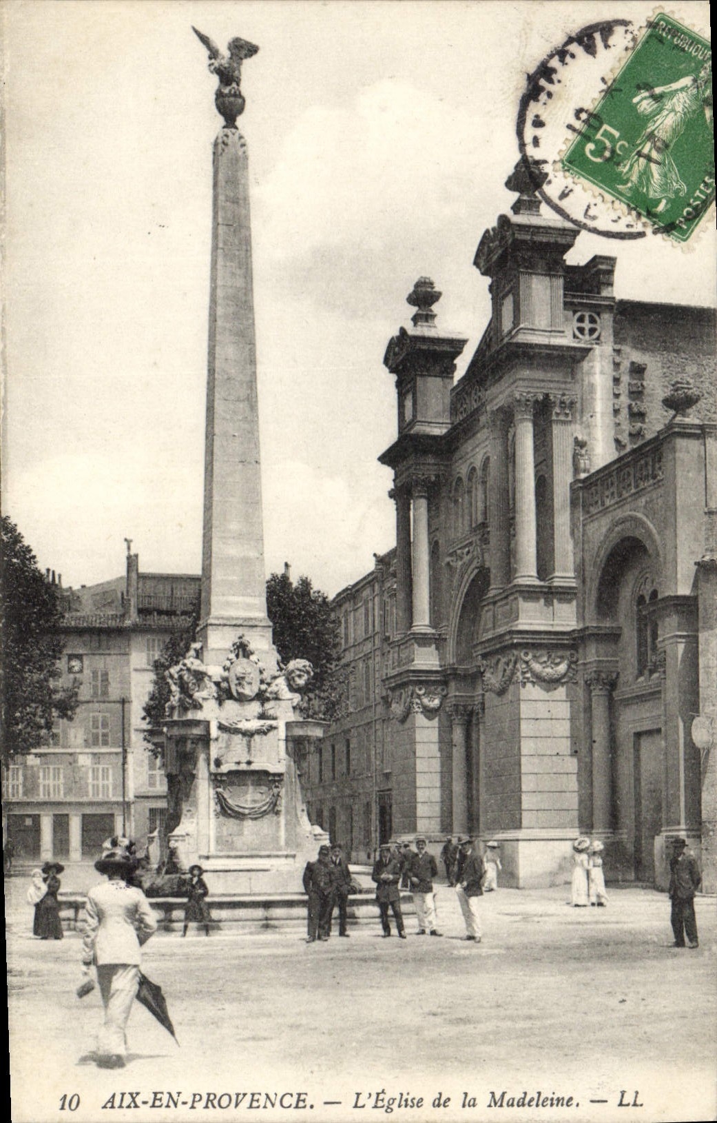 CPA Aix en Provence L'Eglise de la Madeleine 