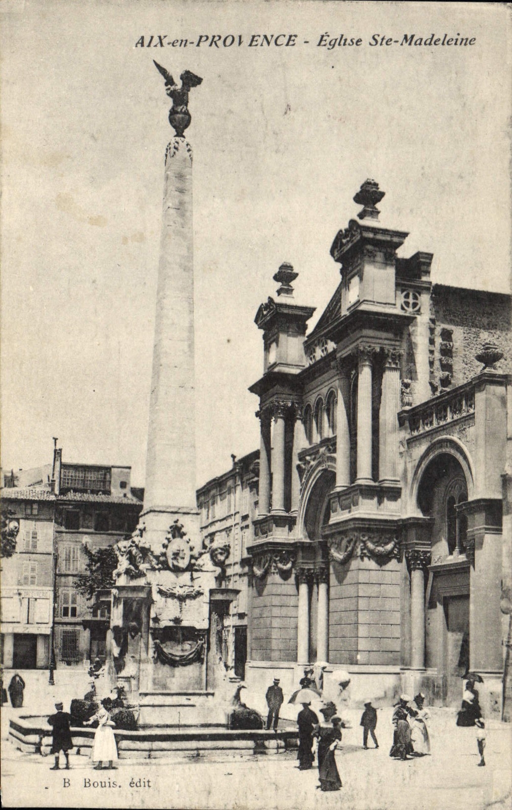 CPA Aix en Provence Eglise Ste Madeleine 