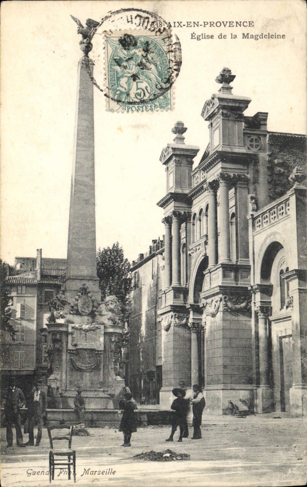 CPA Aix en Provence Eglise de la Madeleine 