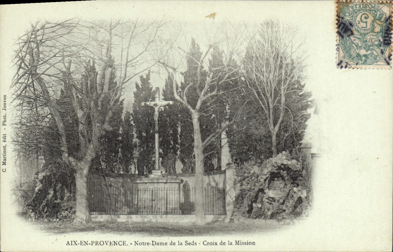 CPA Aix en Provence Notre Dame de la Seds Croix de la Mission 